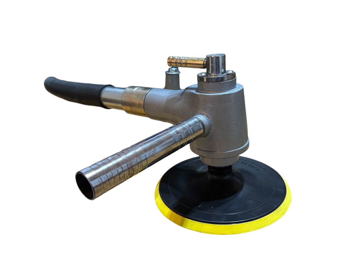 Cabezal angular con paso de agua